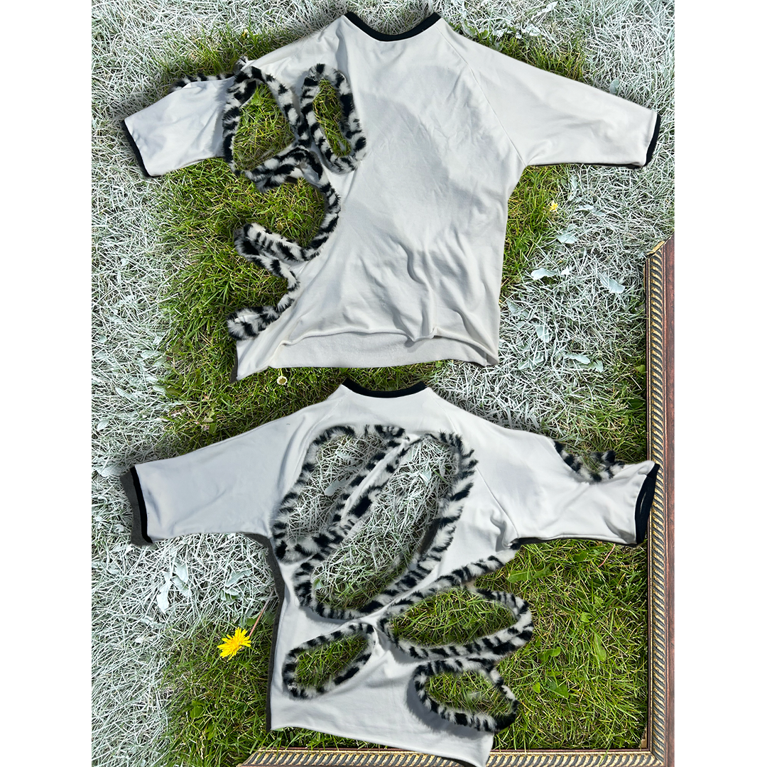 1/1 raglan tee 「rupture」